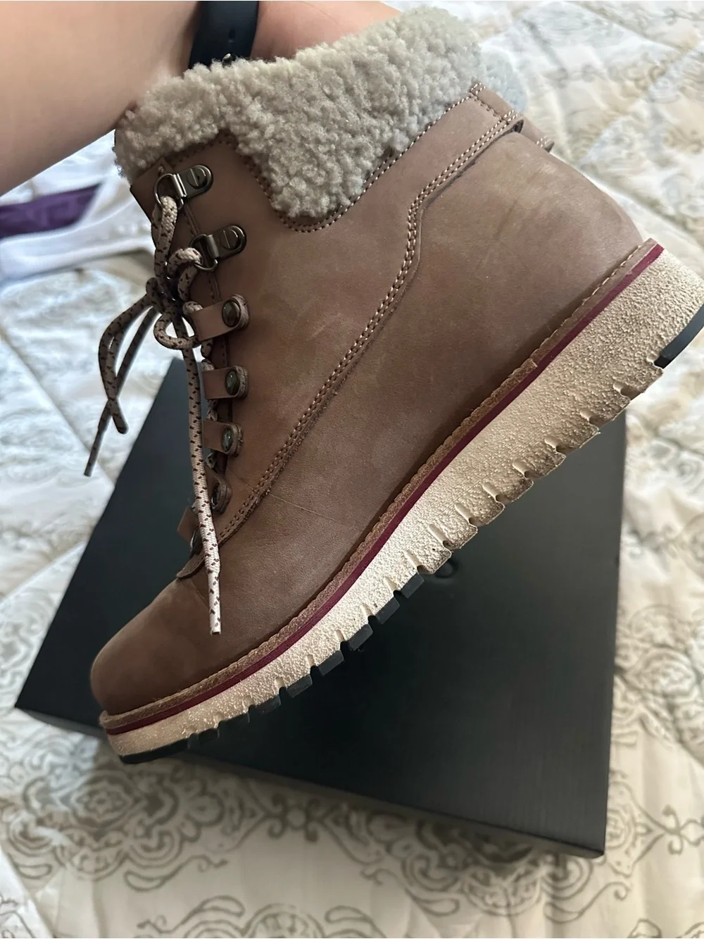 COLE HAAN - Twilight Mauve GRAND Explore Waterproof Hiker Boot | Size 8